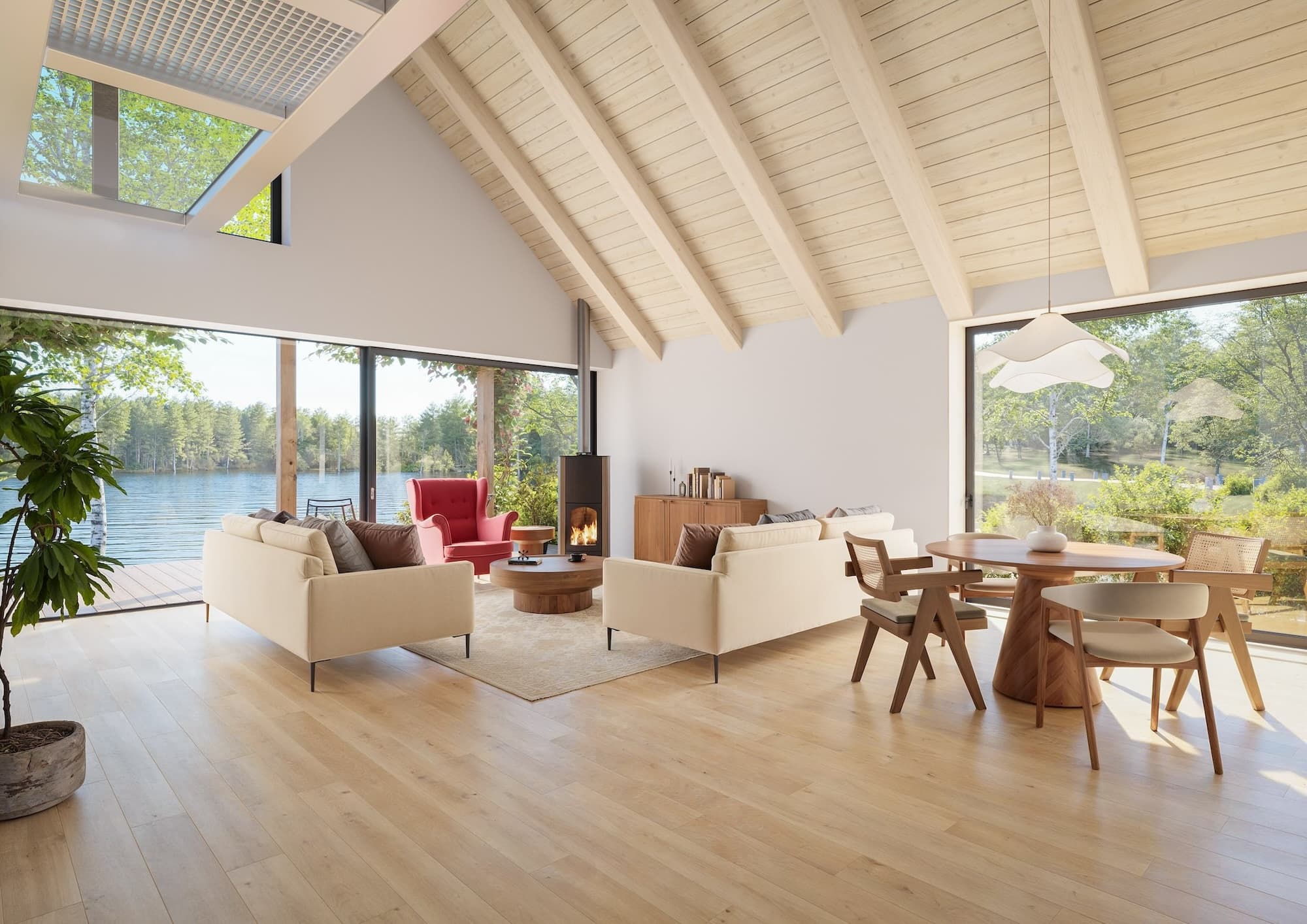 Duplex — otevřený prostor