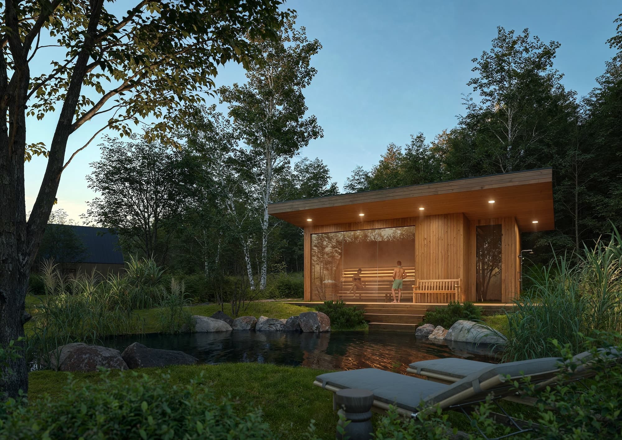 Wellness — sauna