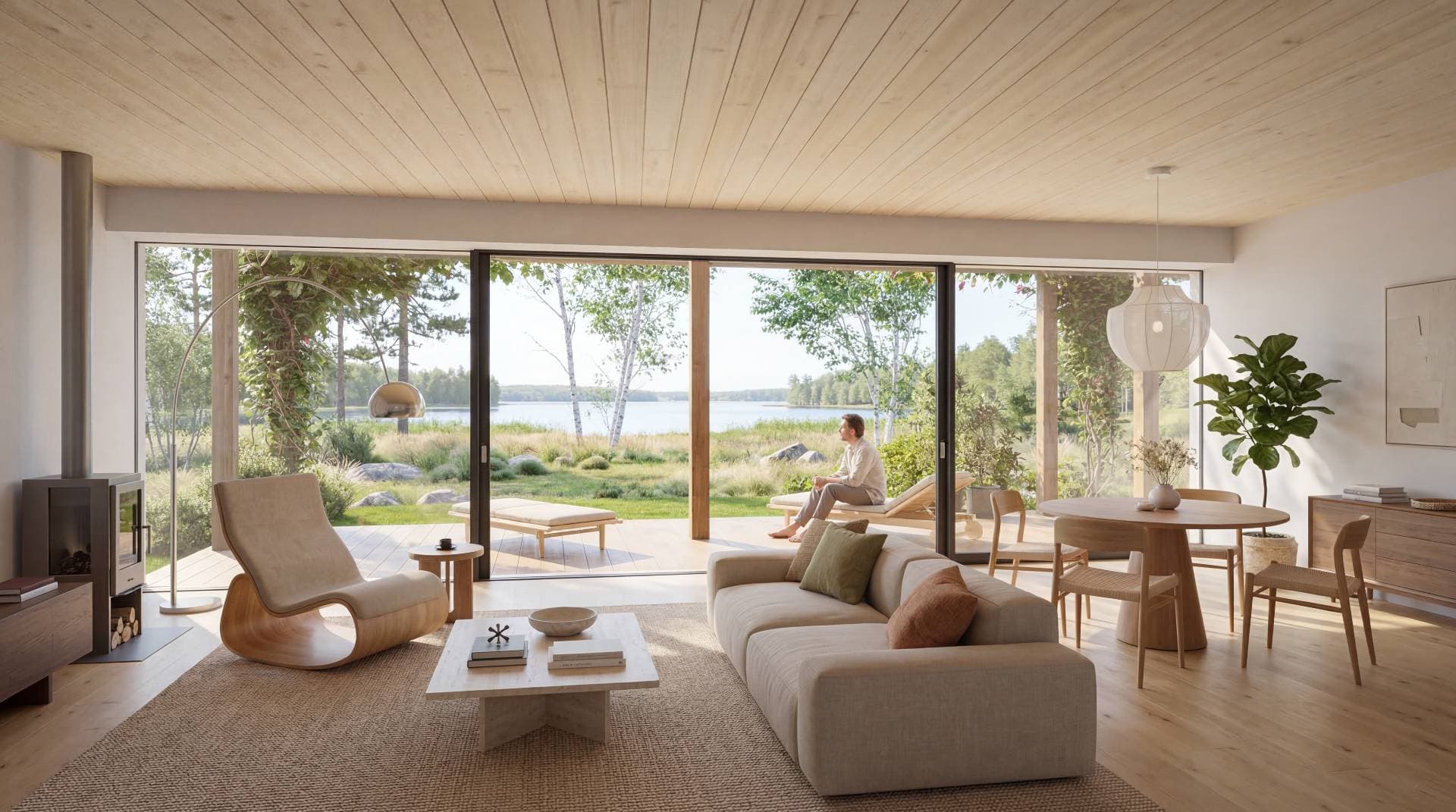 Duplex — interiér vizualizace